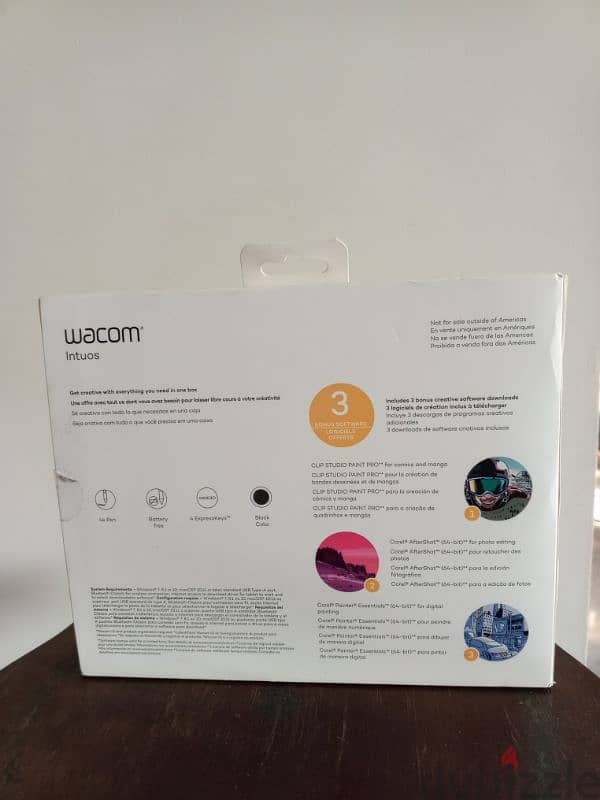 Wacom Intuos Bluetooth Creative Pen Tablet (Small, Black) 1