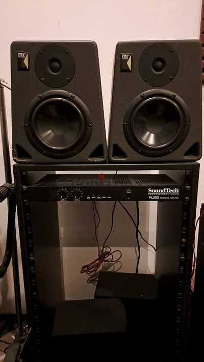 KRK Rokit Studio Monitors pair Made in USA , Soundtech SPL 200