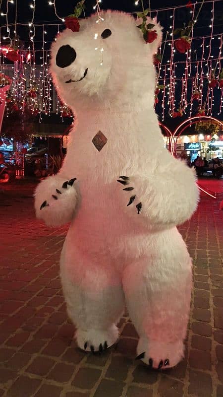 White Bear mascot for events and birthday's 0