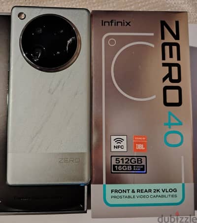 infinix zero 40 4g 512 used 2 days