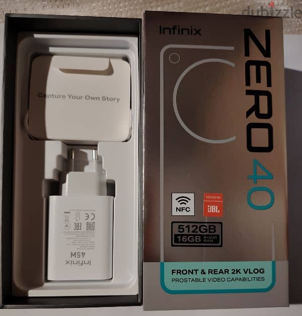 infinix zero 40 4g 512 used 2 days 2