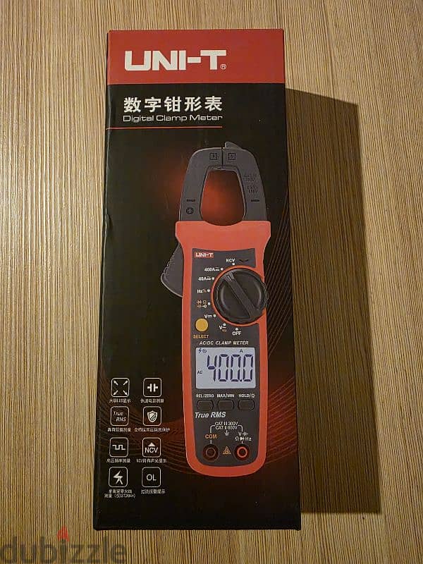 Clamp meter DC/AC 0