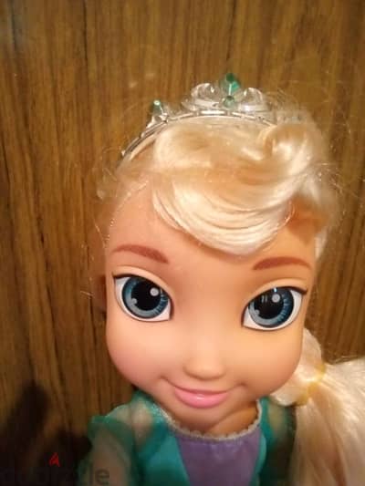 QUEEN ELSA ANIMATOR FROZEN, 35 Cm Large Disney great as new doll=18$