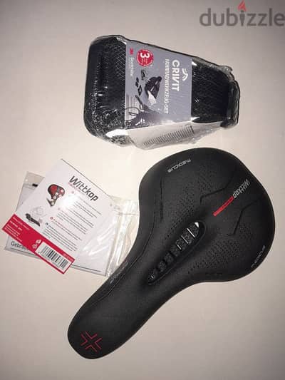 wittkop bike seat & crivit bag with tools