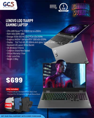 Lenovo LOQ 15ARP9 Gaming Laptop