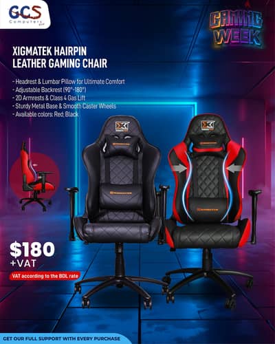 Xigmatek Hairpin Leather Gaming Chair