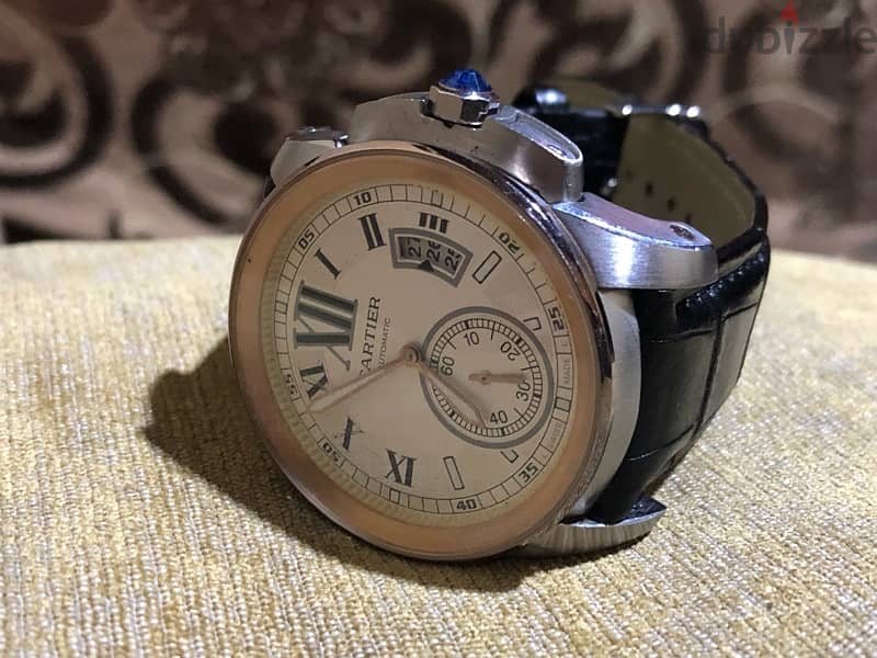 Cartier Atoumatic watch ktir ndifeh w ch8aleh tamem working fine 0