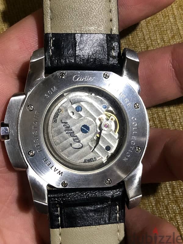 Cartier Atoumatic watch ktir ndifeh w ch8aleh tamem working fine 1