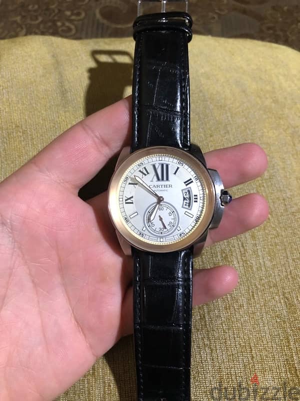 Cartier Atoumatic watch ktir ndifeh w ch8aleh tamem working fine 2