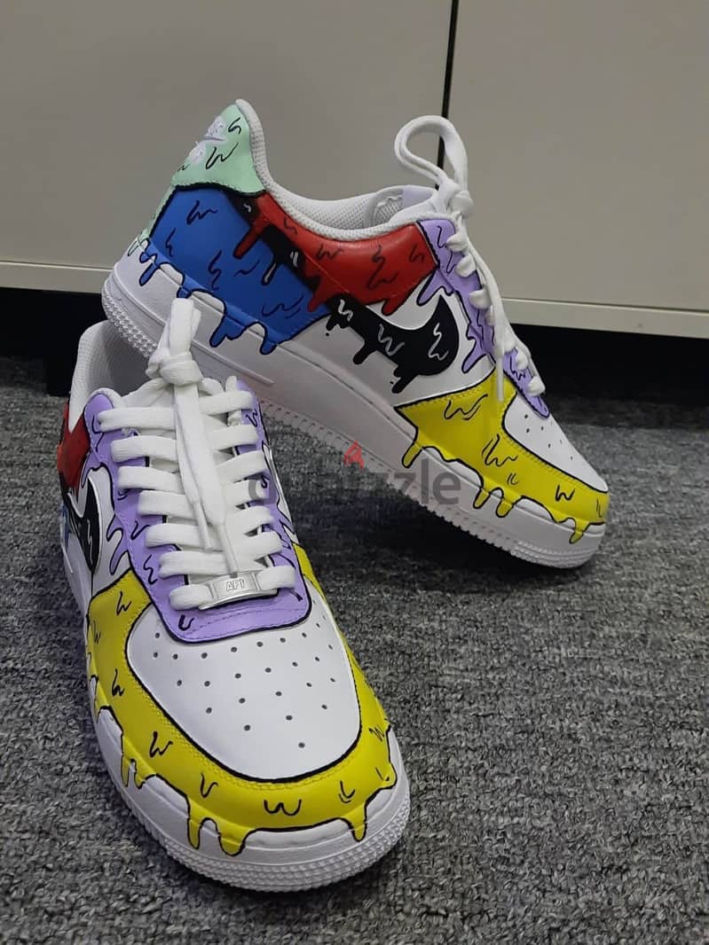 original nike air force hand painted 2