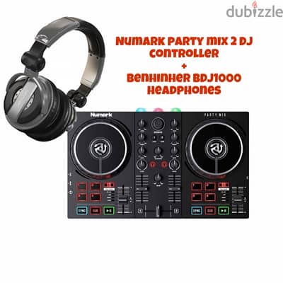 Numark Party Mix 2 and the Benhinger BDJ1000 headphones