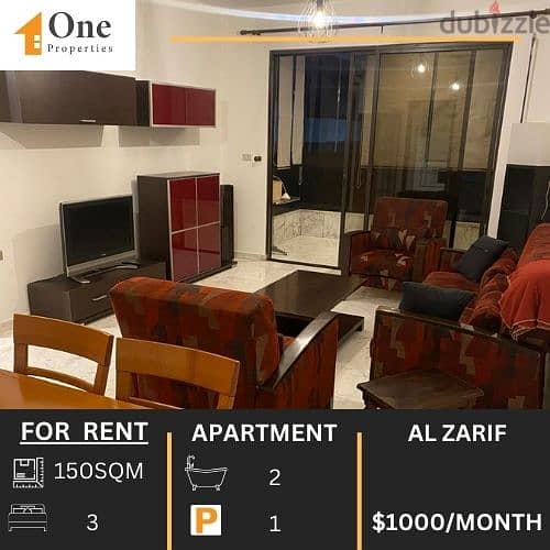 FURNISHED APARTMENT FOR RENT IN AL ZARIF 0