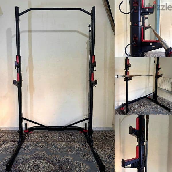 Adjustable Rack Station + Weight Bar 0