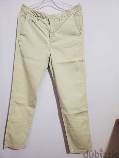 Tom Tailor pant beige color size S