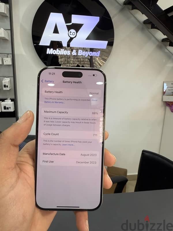 iphone 15 pro 256Gb used 5