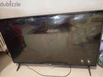 LG 43 inch smart 4K broken glass