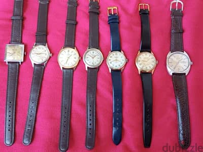 7 Manual vintage watches