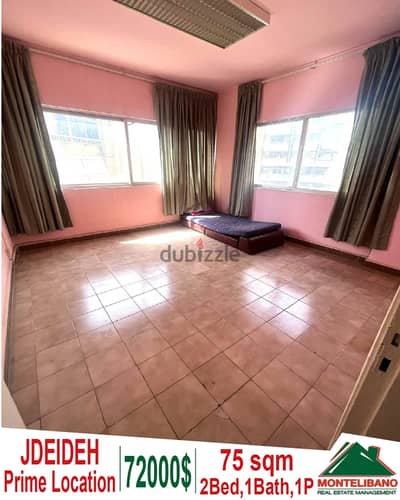 Prime Location 75 sqm Apartment for sale in Jdeideh !!!