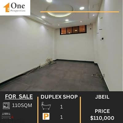 DUPLEX SHOP FOR SALE IN JBEIL