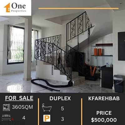 DUPLEX FOR SALE IN KFAREHBAB