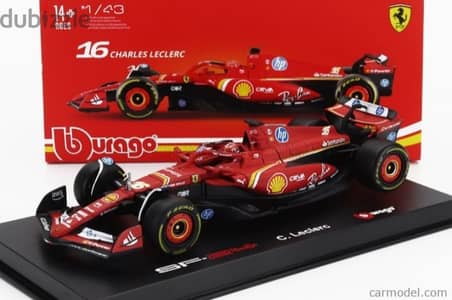 Charles Leclerc Ferrari SF24 (2024) diecast car model 1;43.