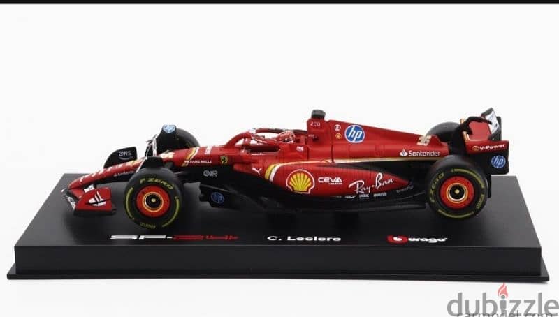 Charles Leclerc Ferrari SF24 (2024) diecast car model 1;43. 1