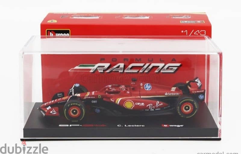 Charles Leclerc Ferrari SF24 (2024) diecast car model 1;43. 5