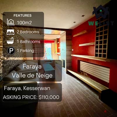 100sqm Chalet for sale in Faraya - Valle de Neige