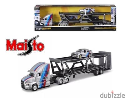 BMW M3 and Transporter Truck diecast car model 1;64.