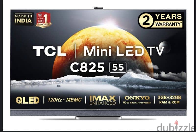 C825 MINILED TCL 55" 4