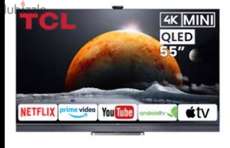 Tcl mini led qled 55” 4