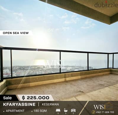 180 SQM Apartment for SALE in Kfaryassine!