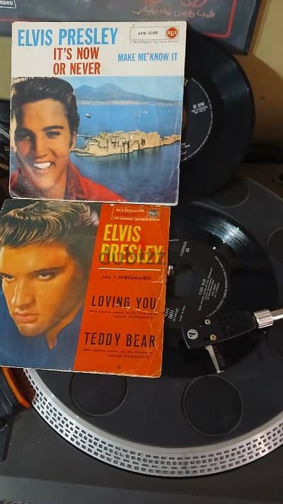 Elvis presley- it's now or never/teddy bear-VinyLP