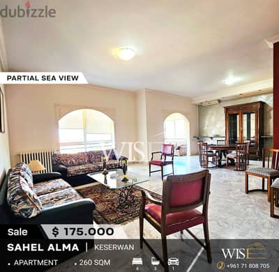  260 SQM apartment for SALE in Sahel Alma!