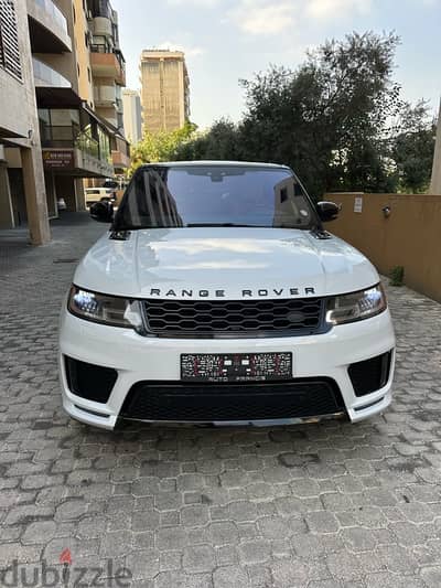 Range Rover Sport V6 Autobiography 2018 white on basket & black