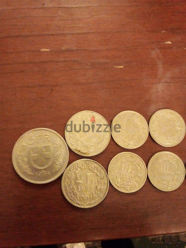 16 switzerland coins 1