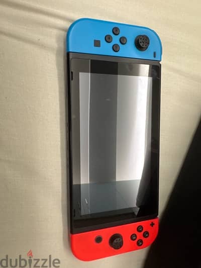 Nintendo switch with accessories