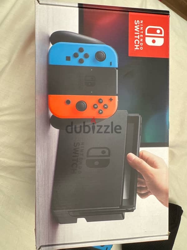 Nintendo switch with accessories 5