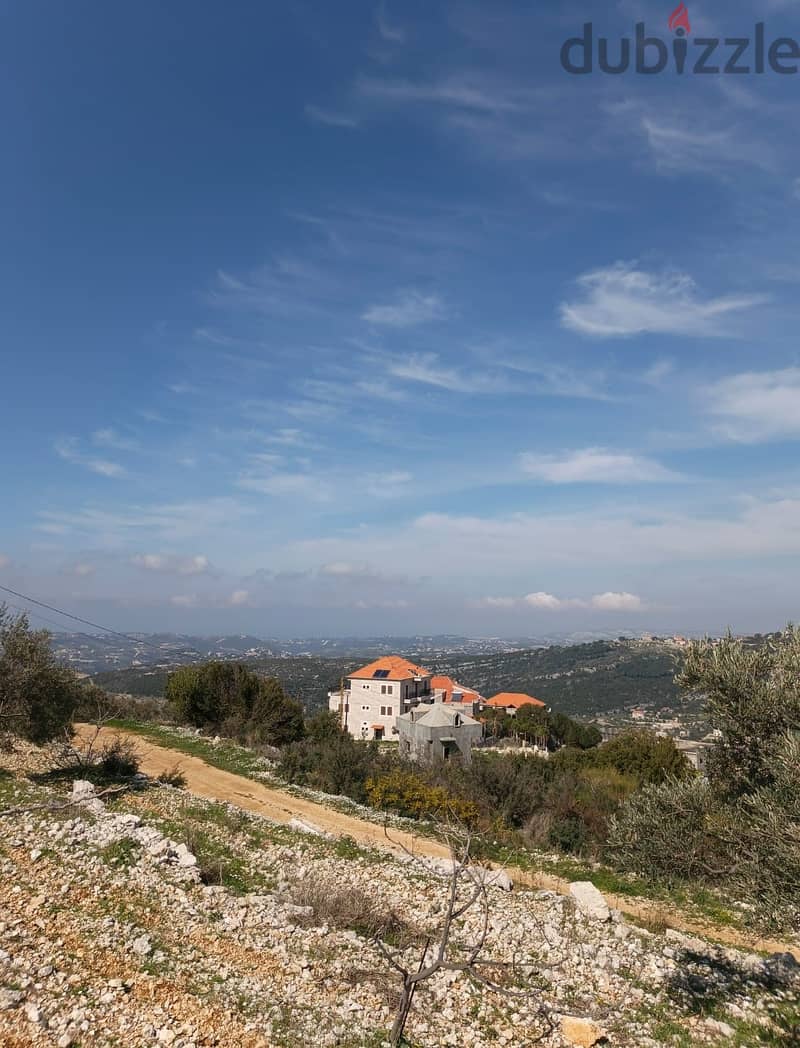 Land for sale in Chabtine batroun ارض للبيع في شبطين البترون 1