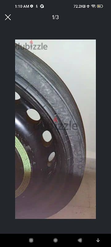 New spare tire mnel cherke original Mercedes 145 70 17