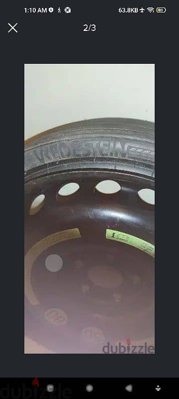 New spare tire mnel cherke original Mercedes 145 70 17 1