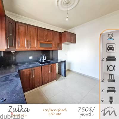 Zalka | 170m² Apt | 3 Bedrooms | Maid's Room | 2 Balconies | Calm Area