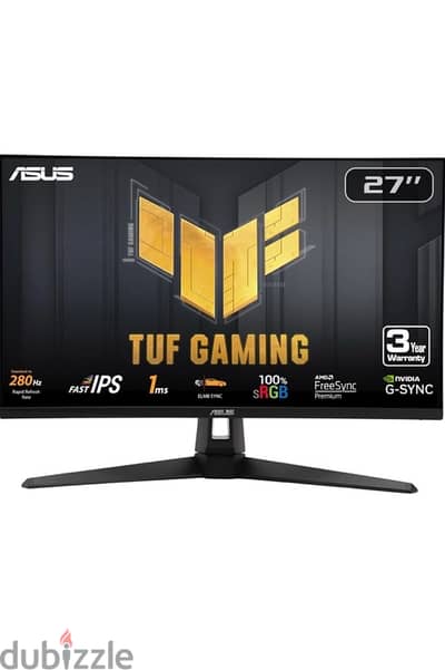 ASUS TUF Gaming 27" 1080P HDR Monitor 280Hz (VG279QM1A)