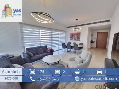 Achrafieh 175m2 | furnished/Equipped | Security/Gym/pool/ Luxury | PA