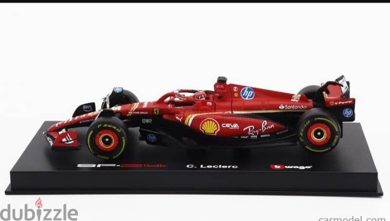 Charles Leclerc Ferrari SF24 (2024) diecast car model 1;43. 1