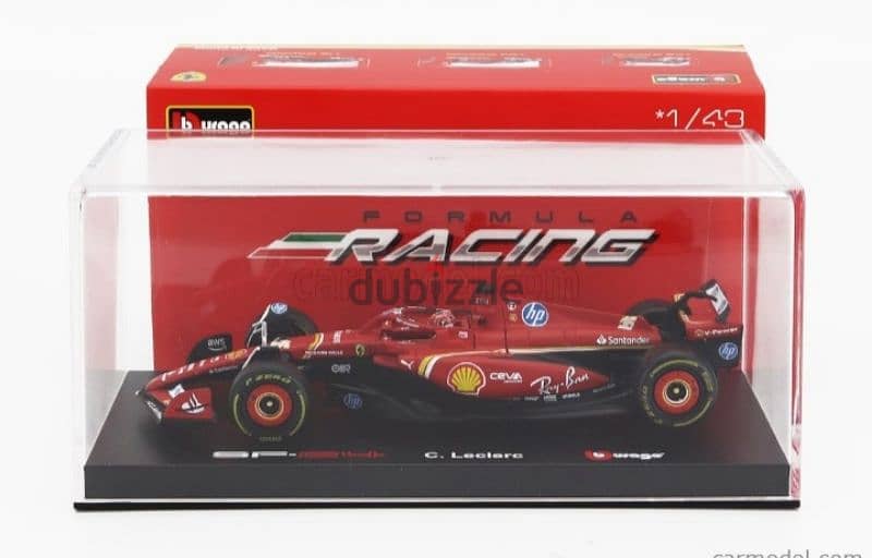 Charles Leclerc Ferrari SF24 (2024) diecast car model 1;43. 5