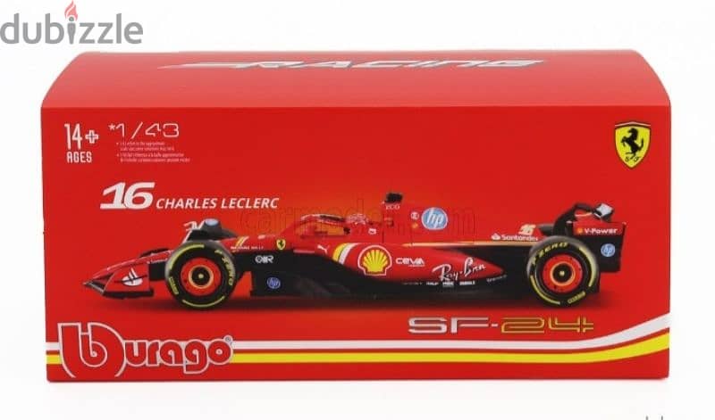 Charles Leclerc Ferrari SF24 (2024) diecast car model 1;43. 6