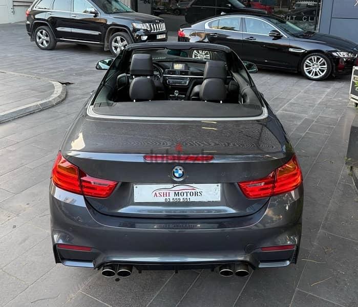 BMW 4-Series 2015 convertible Look M4 low mileage مصدر الشركة 0