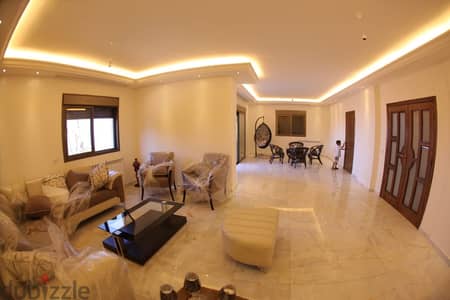 200 Sqm + Terrace & Garden | Decorated Apartment For Rent In Ballouneh