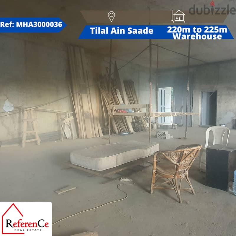 Warehouses for rent Tilal ain saade مخازن للإيجار في تلال عين سعاده 0